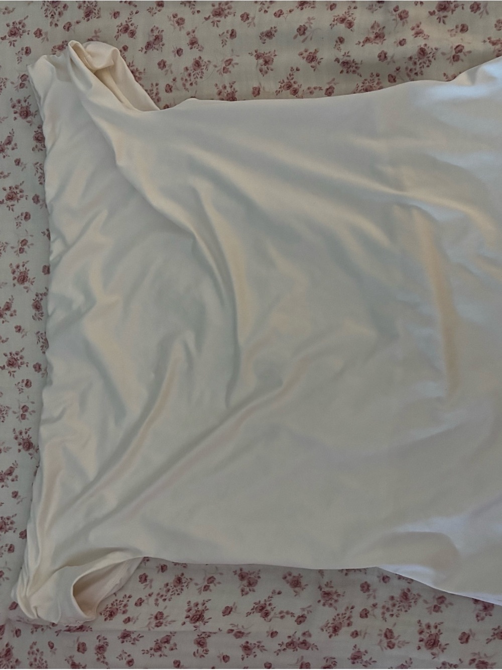 H&M Ivory Satin Slip Top - Minimal Chemise